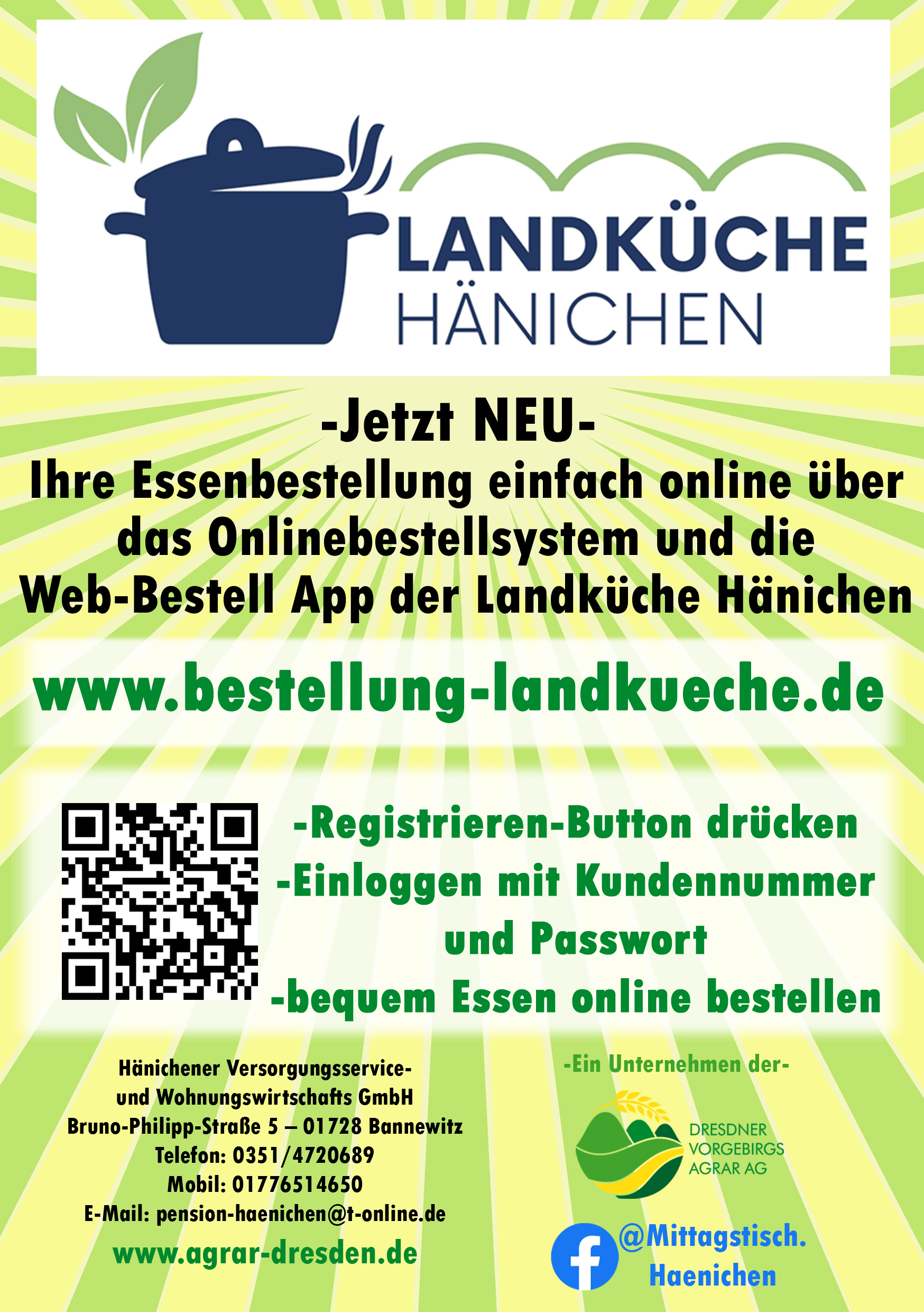 Landküche Hänichen_Onlinebestellsystem_www.bestellung-landkueche.de