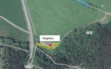 Zscheckwitz Holz_Wegebau_DVAAG_Übersicht_Flurstückskarte_Lageplan